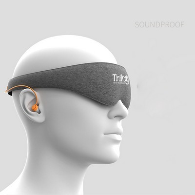 Noise Cancelling Sleep Mask with Ear Plugs For Train Airline