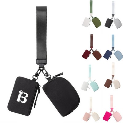 Dual Pouch Wrist Wallets