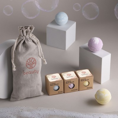 Luxury Bath Bombs 3 Piece Set