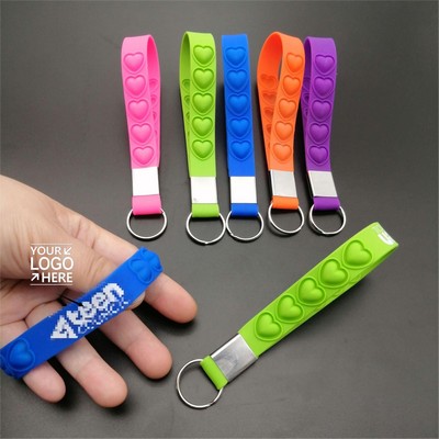 Popper Stress Reliever Key Chain